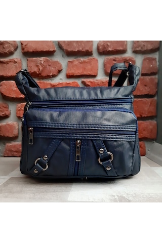 Bayan Çapraz Omuz Çantası Lacivert Gvn-0095 Lacivert