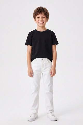 Kiagu Kısa Kol T-shirt Basic Terletmeyen Esnek Kumaş Pamuklu Mevsimlik Kısakol Erkek Çocuk Tsort Siyah