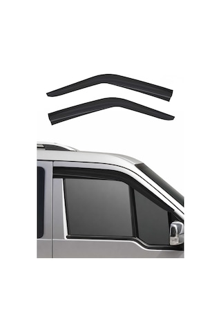 Ford Transit Connect 2002-2014 Uyumlu Araca Özel Sport Style Akrilik Cam Rüzgarlığı Koyu 2 Parça