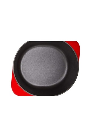 Lv P Ek 2427 Metal Dikdörtgen Ekmek Tenceresi, 24x27,kırmızı Siyah