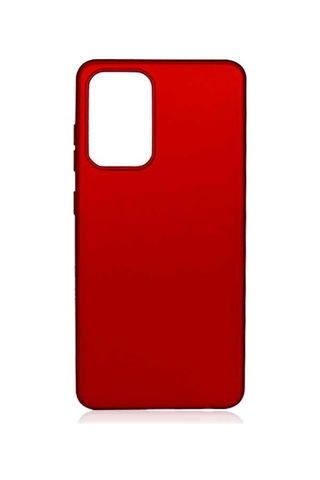 Galaxy Uyumlu A52 Kılıf Zore Premier Silikon Kapak Kırmızı