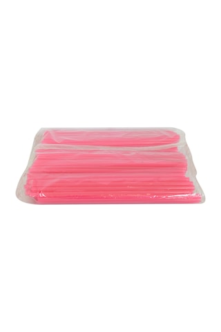 Lokman Avm Körüksüz Pipet Ayran Kola Meşrubat Pipeti 19 CM Kırmızı 150 Adet Paket