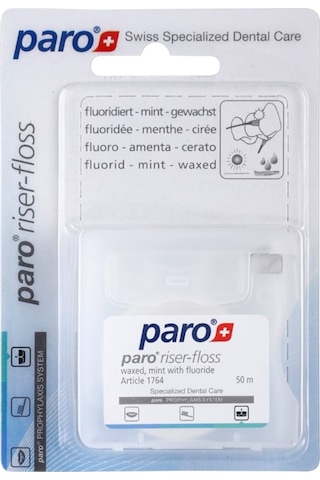 Paro 1764 Florürlü Mumlu Nane Aromalı Diş İpi 50 M