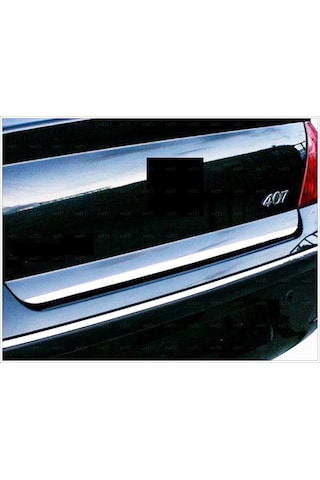Peugeot 407 Krom Bagaj Alt Çıtası 2004 Üzeri P.Çelik Sedan