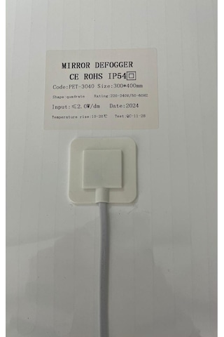 220v Ayna Arkası Bugu Çözücü - Bugu Önleyici Kare Renkli
