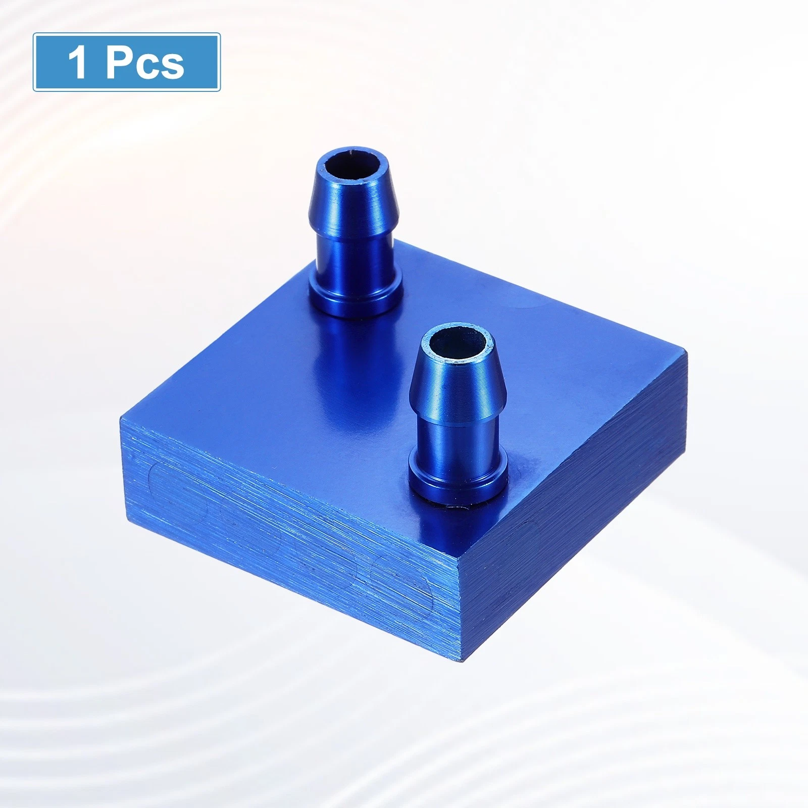 Alüminyum Su Soğutma Bloğu 40x40x13mm Sıvı Soğutucu Isı Emici Sistemleri Mavi