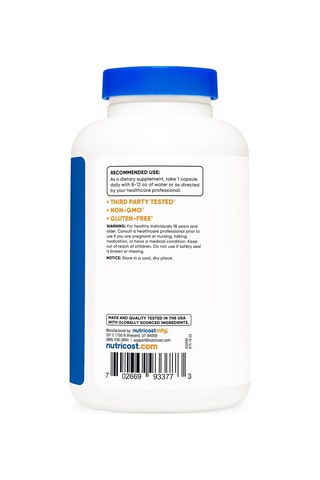 Nutricost Niacinamid Vitamin B3 500 Mg 240 Kapsül