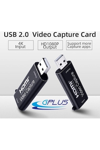Gplus 4Kvc200 Hdmı Ps4 Xbox Gamer Usb Video Capture Kartı
