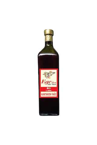 Sarı Kantaron Yağı 1 Litre Cam Şişe 1 Yıl Bekletilmiş 1 L