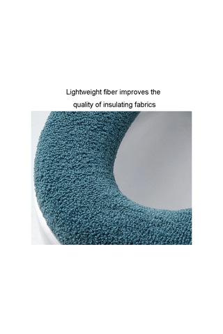 Sones Evrensel Örme Yıkanabilir Tuvalet Pedi Ev Kalınlaştırılmış Sıcak Tuvalet Örtüsü, Stil: Düz Gri