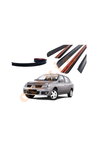 Renault Clio Sedan Uyumlu Bagaj Üstü Spoiler Mat Siyah