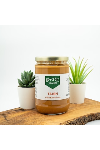 Köyceğiz Yöresel Çifte Kavrulmuş Tahin Cam Kavanoz 600 G
