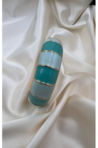 Bb Mineli Yeşil Bilezik Kelepçe