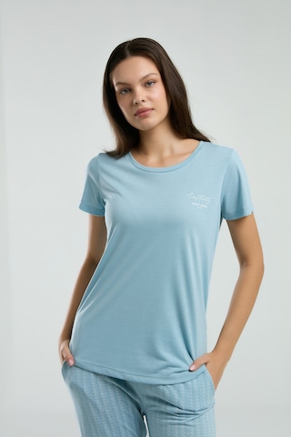 Pierre Cardin Kadın Mavi Pijama Takımı Pc8997-s-v1 Mavi