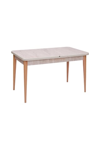Norte Traverten Boyalı Mdf Mutfak Masa Takımı 80x130