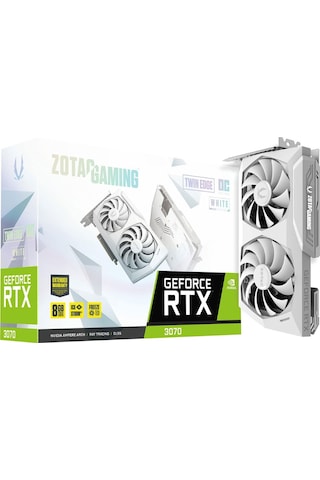 Zotac NVIDIA GeForce RTX 3070 Twin Edge OC White ZT-A30700J-10P 8 GB GDDR6 256 Bit Ekran Kartı