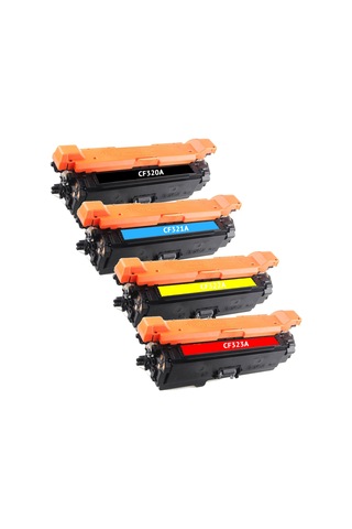 Hp 652a Cf320a Set Uyumlu Toner 4 Renk M651dn M680dn Cz248a Cz249a Cz250a Cz250a Cz256a Cz257a