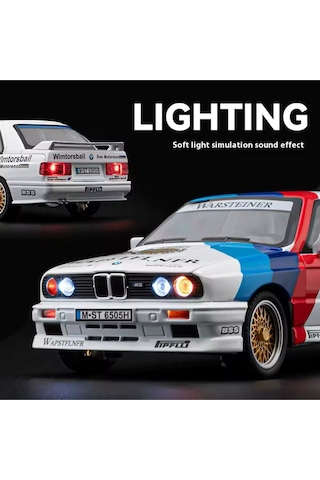 Scowetto 1988 Bmw 3 Serıes M3 White E30 Bmw M3 Warsteıner Diecast Araba Bmw E30 Model Koleksiyonluk Araba