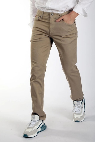 252 Lcm 221002 Jagger Lee Cooper Erkek Dokuma Pantolon Bej