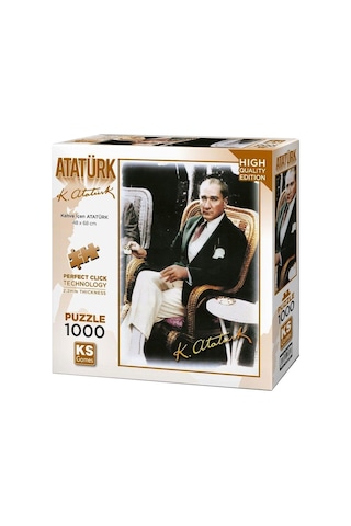 20060 Kahve İçen Atatürk 500 Parça Puzzle -ks Puzzle