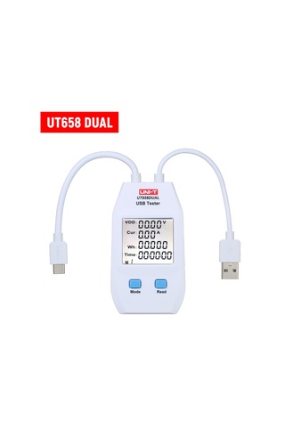 Lepmerk Usb Güç Ölçer Lcd Usb Test Dedektörü Voltmetre Ampermetre E10986-3