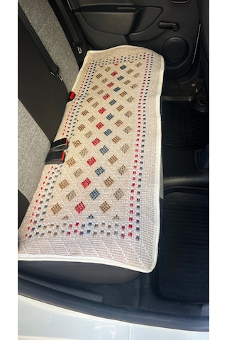 Oto Koltuk Kılıf Kilim 3 Parça Set Terletmez Jüt İplik Dokuma Universal