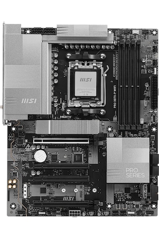 MSI PRO X870-P WIFI AMD X870 8200 MHz (OC) DDR5 Soket AM5 ATX Anakart
