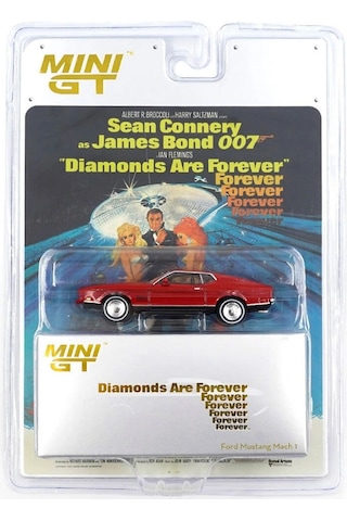 Mini Gt 1/64 Ford Mustang Mach 1 ''diamonds Are Forever'' / English - Blister Paket