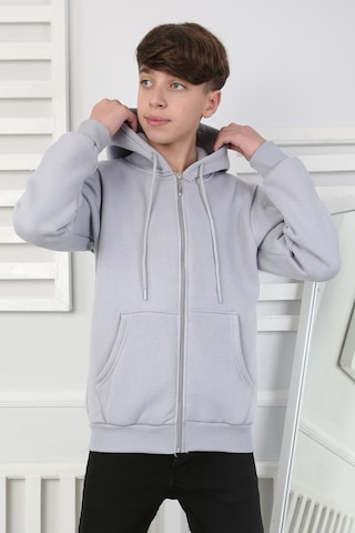 Erkek Çocuk Sweatshirt İçi Polarlı Gri