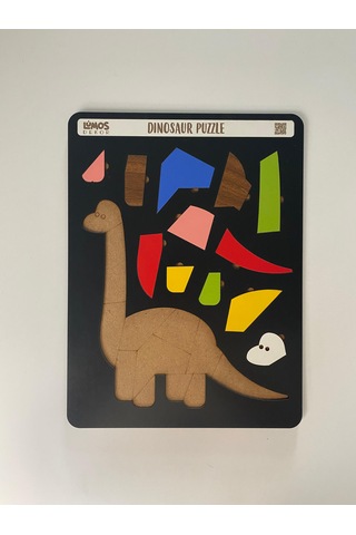 Dinosaur Sevimli Dinozor Çocuklara Özel Yapboz Tablo