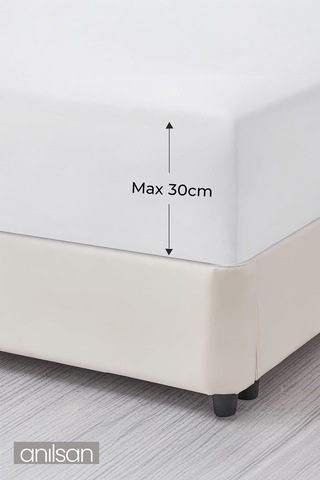 Düz Beyaz Lastikli Çarşaf %100 Pamuk Tek/çift Kişilik Ev, Otel Çarşafı,63 Tel