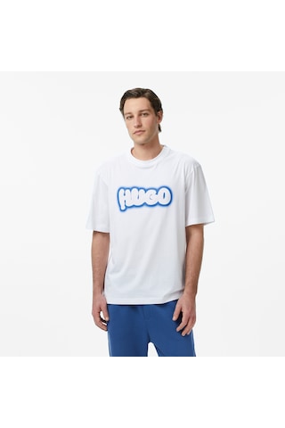 Hugo Nulibax Erkek Beyaz T-shirt 50549155 2800324
