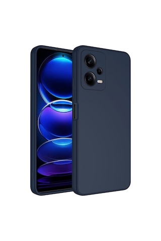 Redmi Note 12 Pro 5g Kılıf Uzrm Mara Lansman Kapak - Lacivert Lacivert