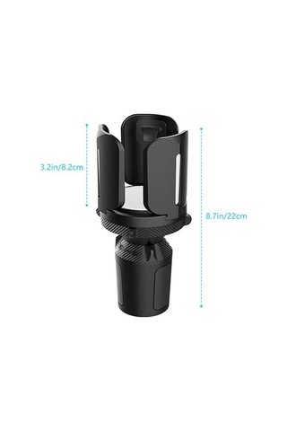 Tongxida 14 Ayrılabilir Araba Bardak Tutucu, Araç İçecek Şişesi Depolama Rafı Siyah