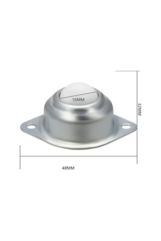 Novahub Br-vie 8 Naylon Bilyalı Teker Seti, Mobilya Ve Dolap İçin, Paslanmaz Çelik Rulolar, Pratik Ve Hafif -