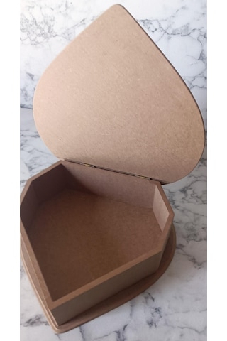 Hobi Adn Kalp Kutu Ahşap Mdf Ham Model El Yapım