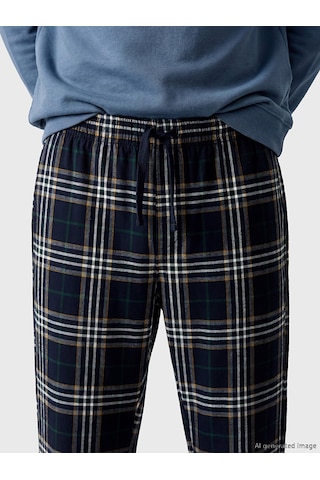 Lc Waikiki Lc Waıkıkı Lacivert Standart Kalıp Ekose Erkek Pijama Altı