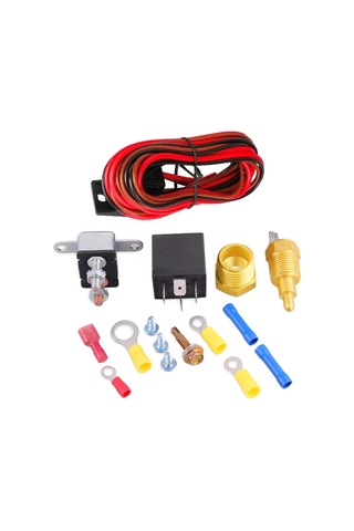 Sones Araba Sıcaklık Sensörü Anahtarı Elektrikli Soğutma Fanı Termostat Kablo Demeti Grubu