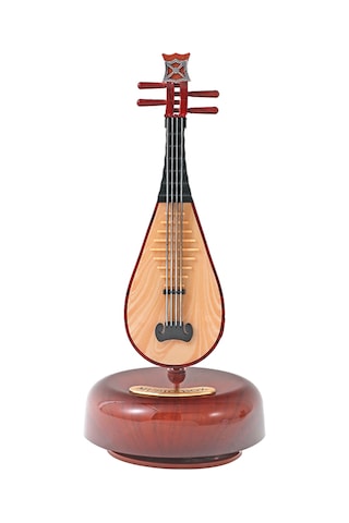 Yifomall Abs Müzik Kutusu Çevrili: Çin Lütu/ Elektro Gitar/ Keman Seçenekli, Masaüstü Dekorasyon, Doğum Günü Hediyesi