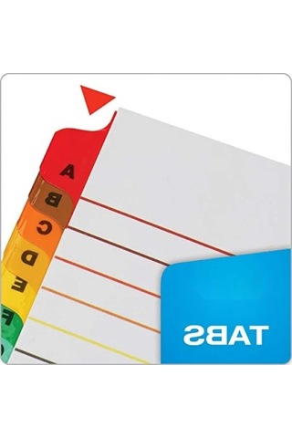 A-z Sekme Ayırıcı Seti - 3 Halkalı Klasör İçin