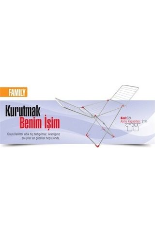 Liza Family Çamaşır Kurutmalık Gri