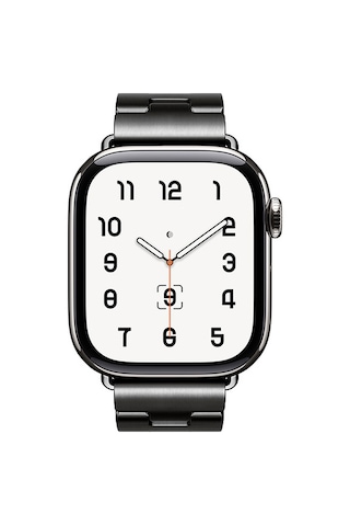 Butam Bilişim iOS Watch Uyumlu 10 46mm Krd-125 Metal Kordon Strap Kayış-gümüş