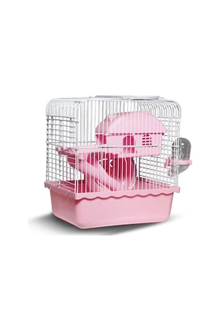 Zampa Hamster Kafesi 23x17x33 Cm Pembe 211-52001.01