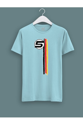 Fnbx Sebastian Vettel 3 Çizgili T-shirt Turkuaz