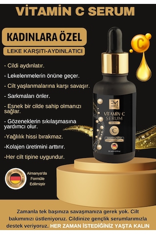 Em Amanos Beauty Madeem Yatıştırıcı Bakım Kremi 40 ML + Vitamin C Serum 30 ML