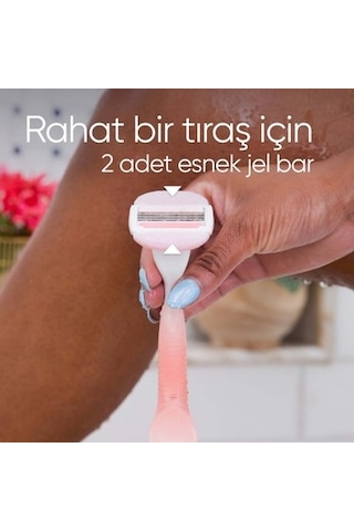 Gillette Venus Comfortglide Spa Breeze Kadın Tıraş Makinesi + 4 Adet Yedek Tıraş