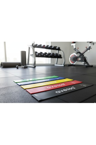 5 Adet Egzersiz Bant Seti-direnç Bandı-evde Spor-spor-antrenman-direnç Lastiği-spor Salonu - Fitness - Gym - Pilates Bandı Çok Renkli