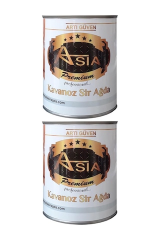 Asia Profesyonel Kavanoz Sir Ağda Silver 2 x 800 ML