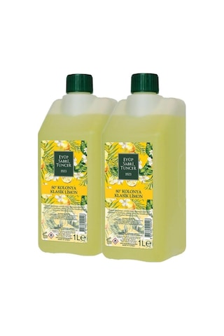 Eyüp Sabri Tuncer Klasik Limon Kolonyası Yedek Şişe 1 Litre X 2 Adet 7699749799371