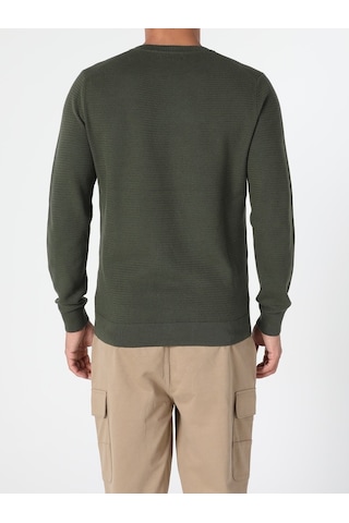 Colin's Regular Fit Haki Erkek Kazak cl1046786_Q1.V2_KHA